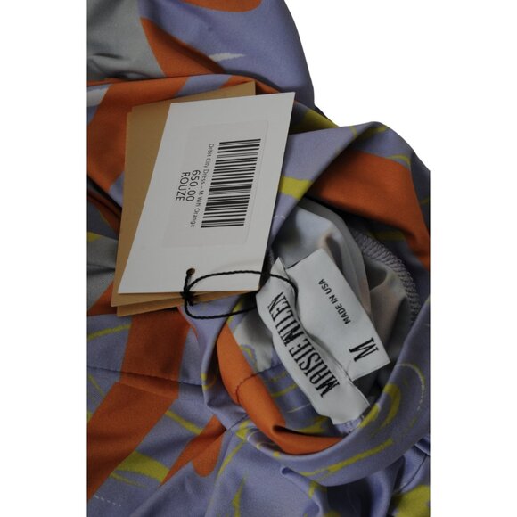 Maisie Wilen Womens Orbit City Dress Medium Purple Wifi Orange Asymmetric - Picture 11 of 14